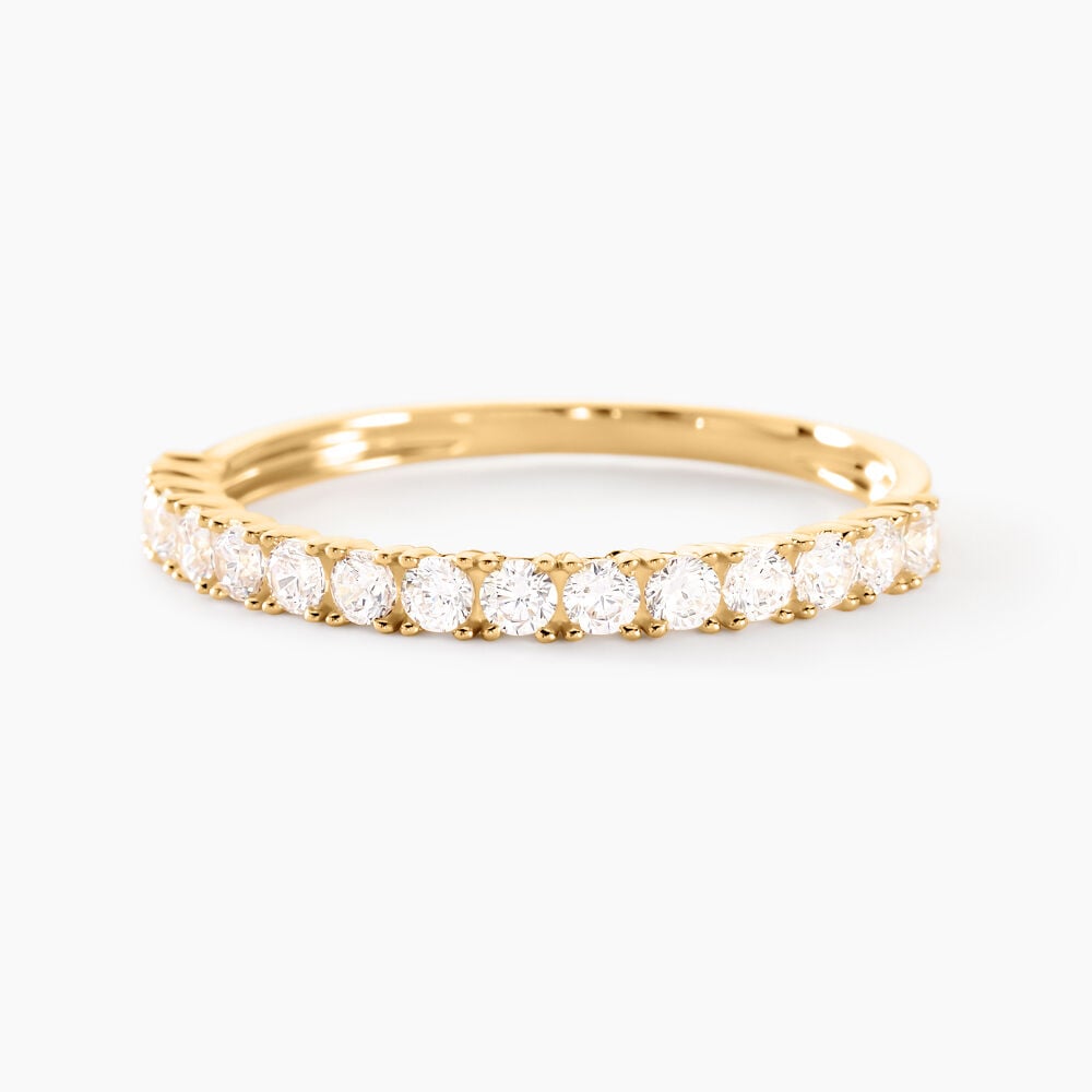 Alliance Julietta Or Jaune Oxyde De Zirconium - Alliances duo Femme | Marc Orian