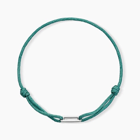 Bracelet Bronx Argent Blanc - Bracelets cordons Homme | Marc Orian