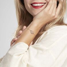 Bracelet Naleen Argent Blanc - Bracelets chaînes Femme | Marc Orian