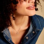 Collier Oran Or Blanc Diamant - Colliers avec pierres Femme | Marc Orian