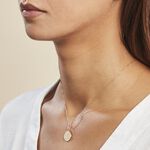 Pendentif Ange Rond Or Jaune - M&eacute;dailles et m&eacute;daillons Famille | Marc Orian