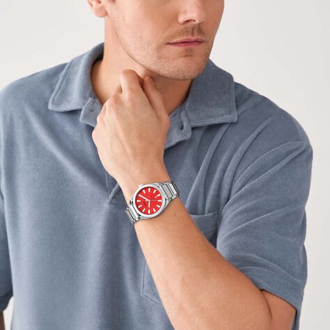 Montre Fossil Everett Rouge - Montres Homme | Marc Orian