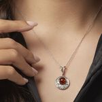 Collier Argent Blanc Mystica Ambre - Colliers avec pierres Femme | Marc Orian