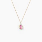 Collier Aurora Or Jaune Rubis Et Diamant - Colliers avec pierres Femme | Marc Orian