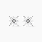 Boucles D'oreilles Puces Eclat Argent Blanc Oxyde De Zirconium - Puces Femme | Marc Orian