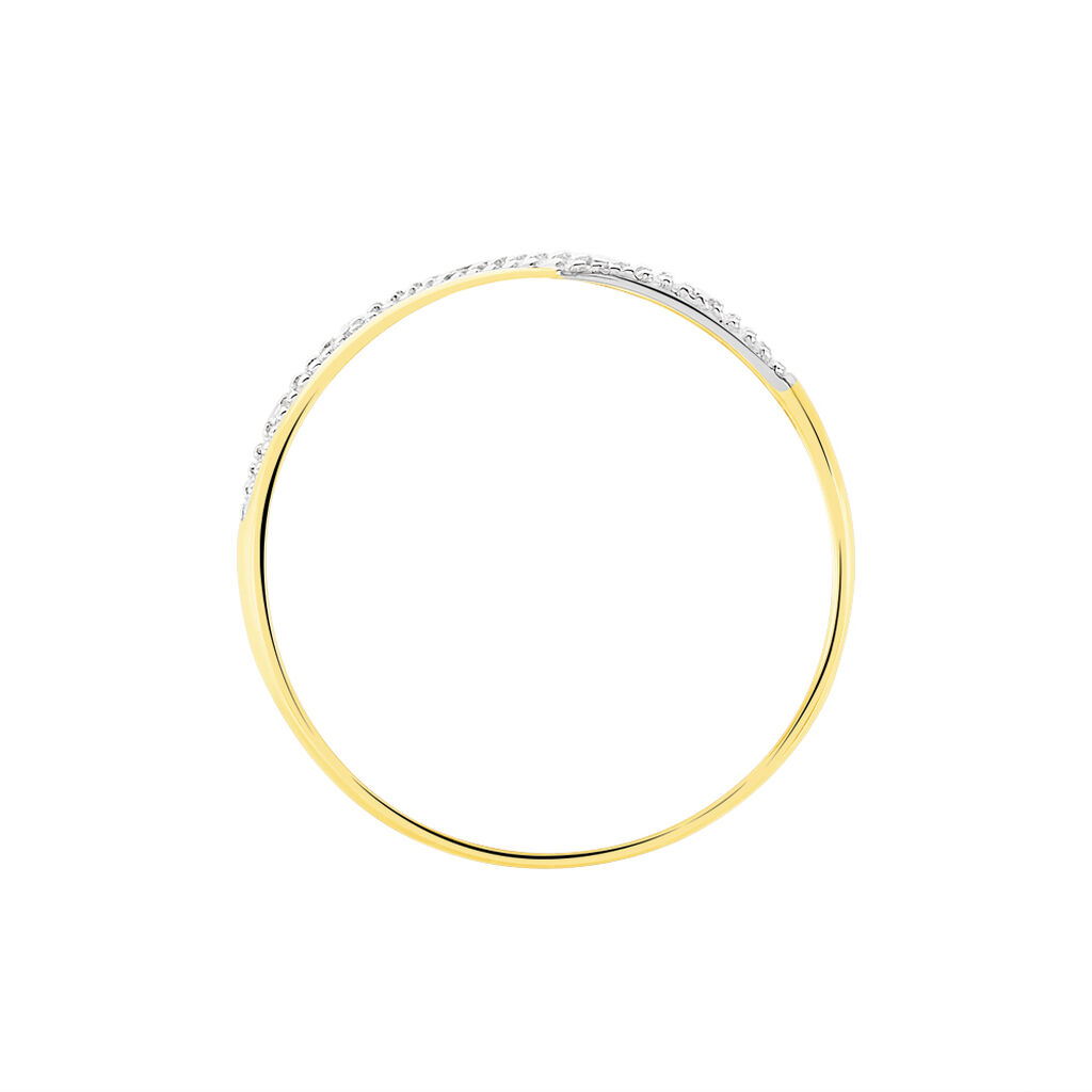 Bague Smeralda Or Bicolore Diamant - Bagues Femme | Marc Orian