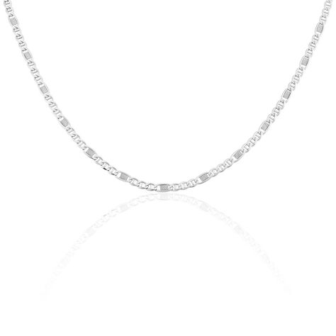 Collier Maille Teo Argent Blanc - Chaines Homme | Marc Orian