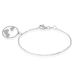 Bracelet Kawtar Argent Blanc - Bracelets chaînes Femme | Marc Orian
