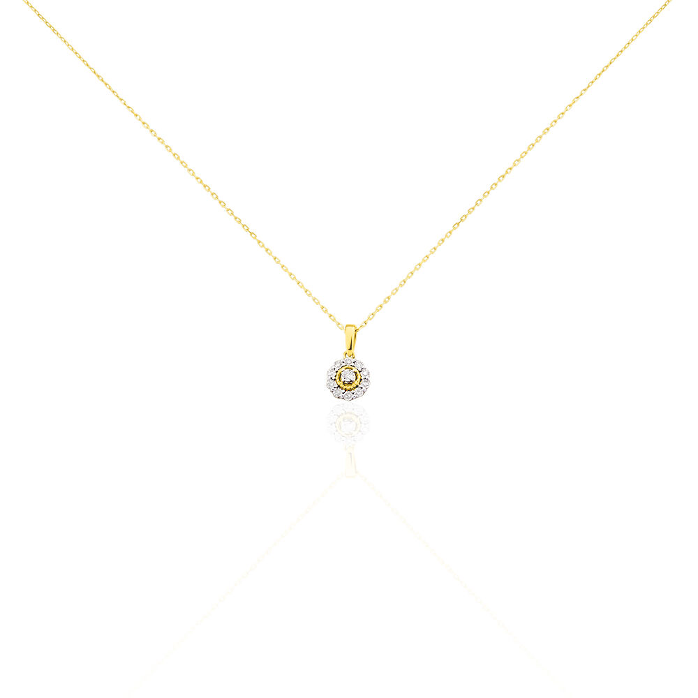 Collier Charletta Or Jaune Diamant - Colliers avec pierres Femme | Marc Orian