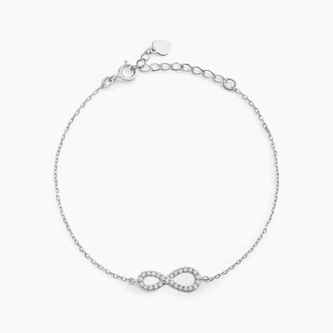 Bracelet Veda Argent Blanc Oxyde De Zirconium - Bracelets fantaisie Femme | Marc Orian