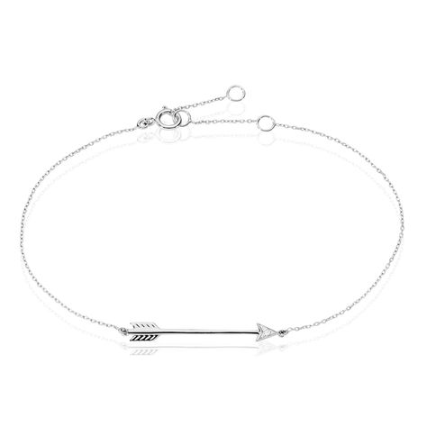 Bracelet Cupidon Or Blanc Diamant - Bracelets chaînes Femme | Marc Orian