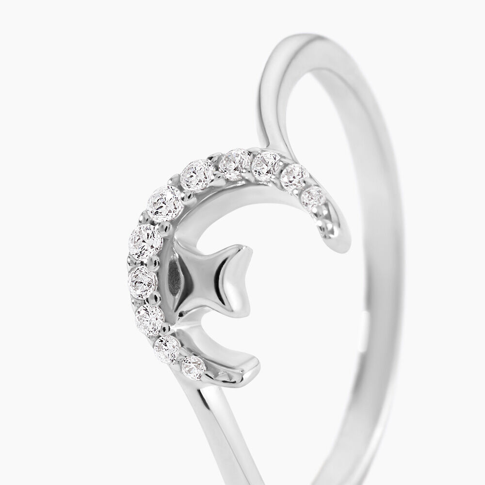 Bague Mystic Argent Blanc Oxyde De Zirconium - Bijoux fantaisie Femme | Marc Orian