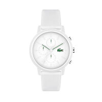 cadran blanc fond blanc bracelet silicone blanc