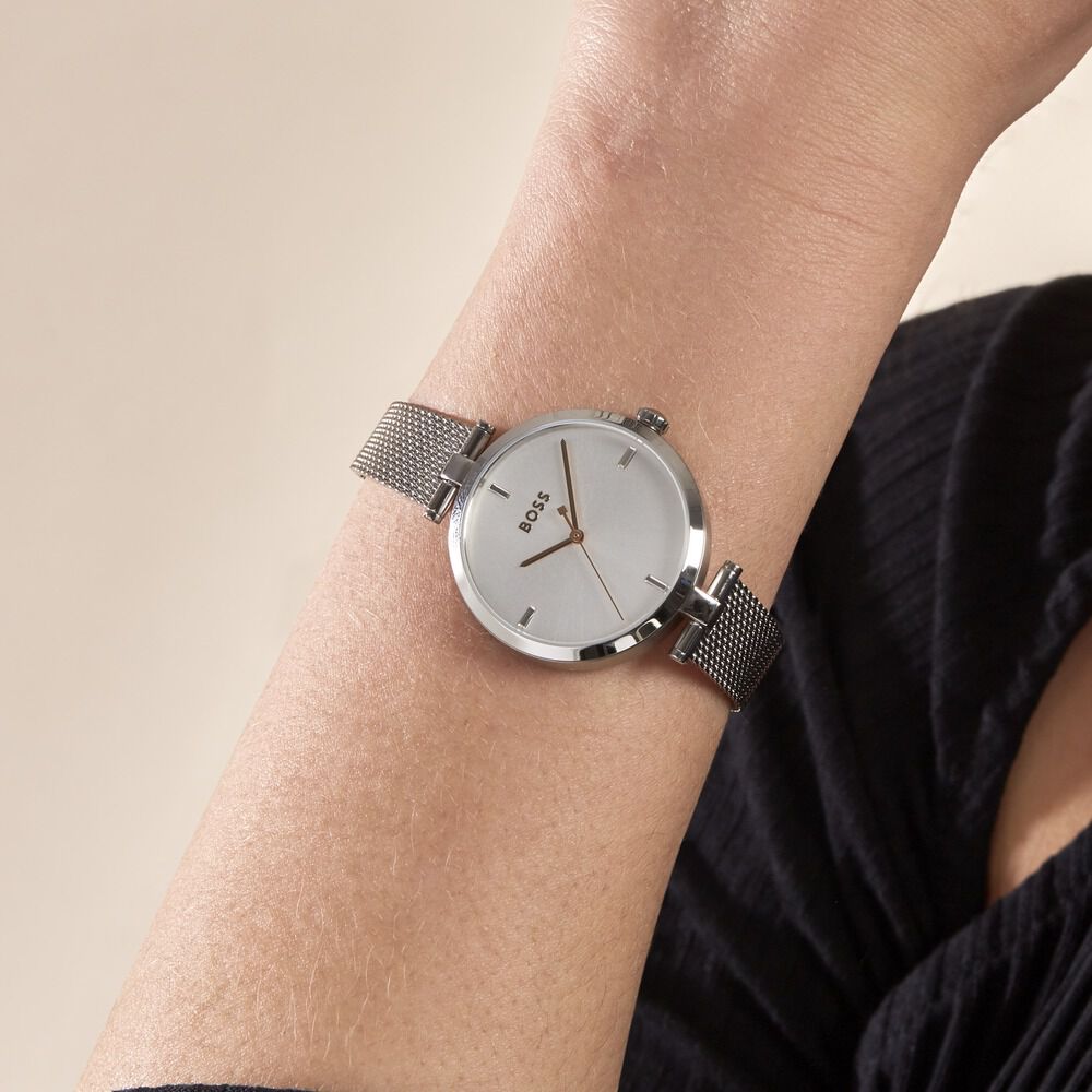 Montre Boss Majesty Argenté - Montres classiques Femme | Marc Orian