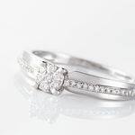Bague Kate Or Blanc Diamant - Parures de mariage Femme | Marc Orian