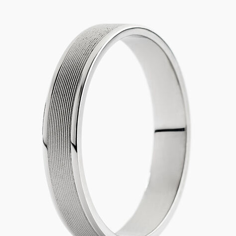 Alliance Padarge Palladium Blanc Ruban - Alliances personnalis&eacute;es Unisex | Marc Orian