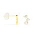 Boucles D'oreilles Puces Mureille Or Jaune Oxyde De Zirconium - Puces Femme | Marc Orian