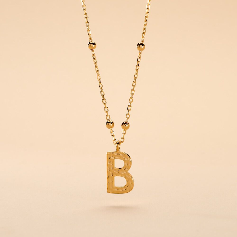 Collier Plaqu&eacute; Or Jaune Lettra - Colliers ete Femme | Marc Orian