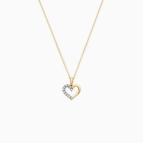 Collier Christine Or Jaune Diamant - Colliers avec pierres Femme | Marc Orian