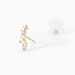 Boucles D'oreilles Puces Iuliana Or Jaune Oxyde De Zirconium - Puces Femme | Marc Orian