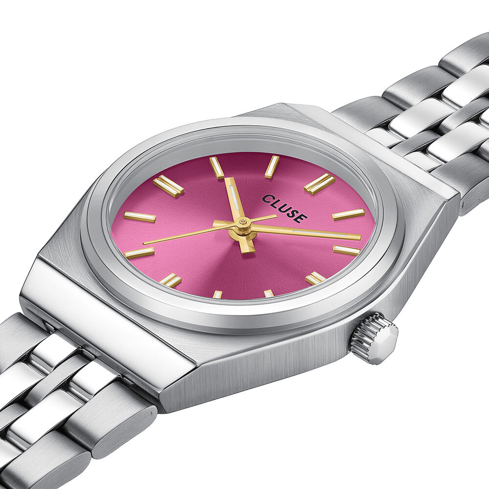 Montre Cluse Retro 70'S Mini Fuschia - Montres &eacute;tanches Femme | Marc Orian