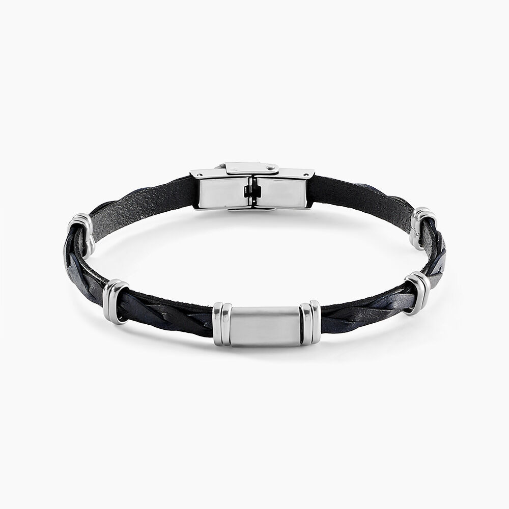 Bracelet Acier Blanc Pacome - Bracelets cuir Homme | Marc Orian