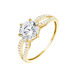 Bague Solitaire Alexendra Or Jaune Oxyde De Zirconium - Solitaires Femme | Marc Orian