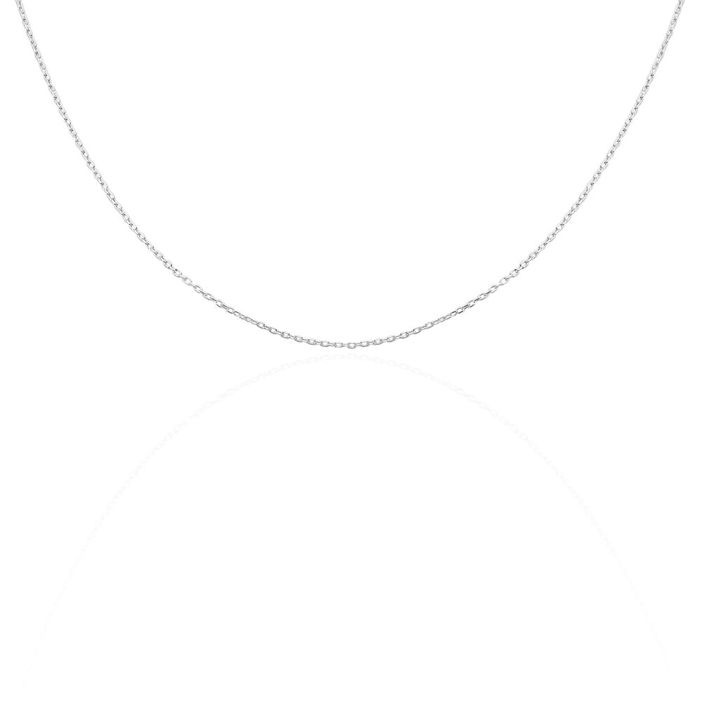 Chaîne Claudine Maille Forçat Argent Blanc - Colliers ras du cou Femme | Marc Orian