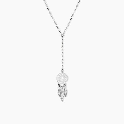 Collier Catchy Argent Blanc - Colliers fantaisie Femme | Marc Orian