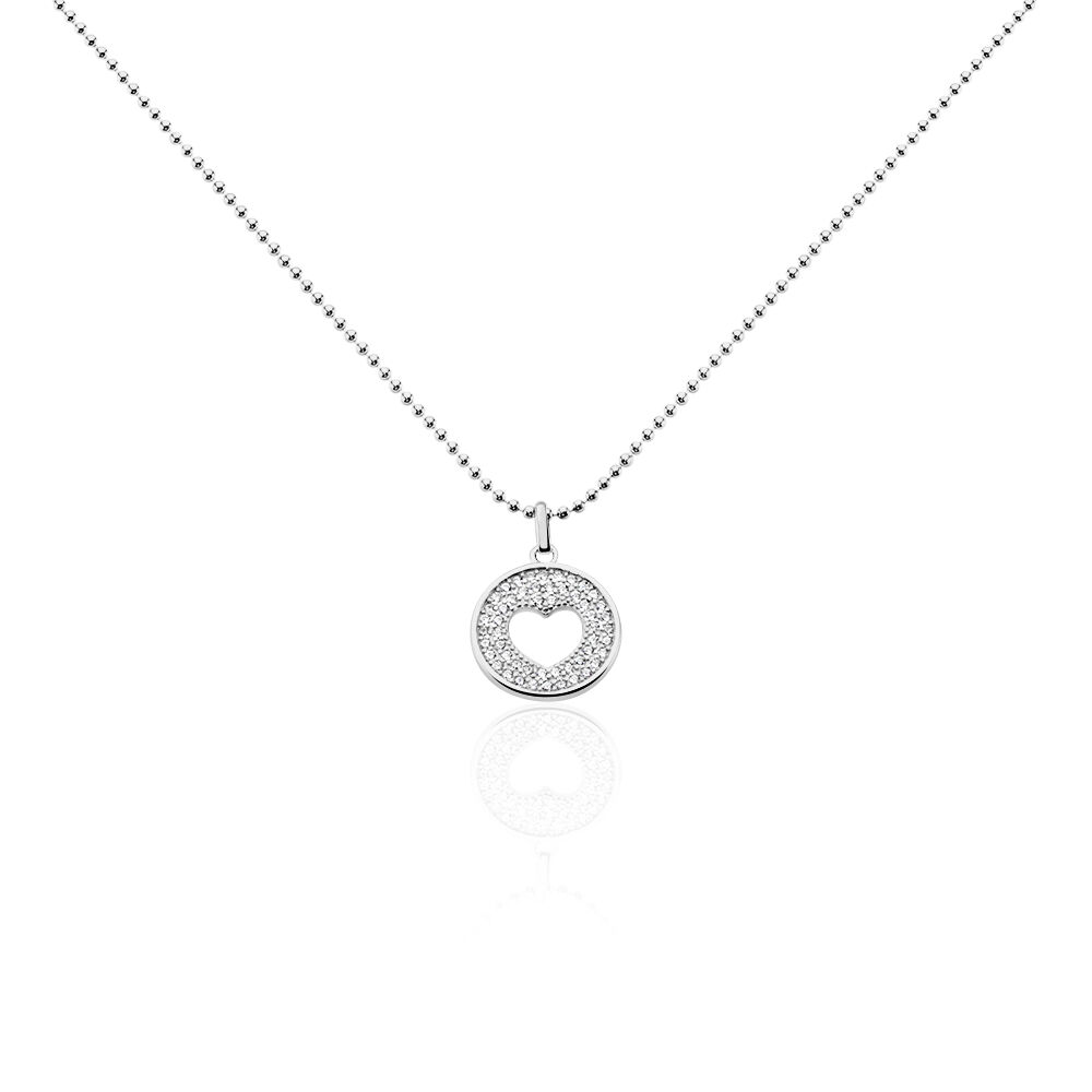 Collier Argent Blanc Cantien Oxyde - Colliers fantaisie Femme | Marc Orian