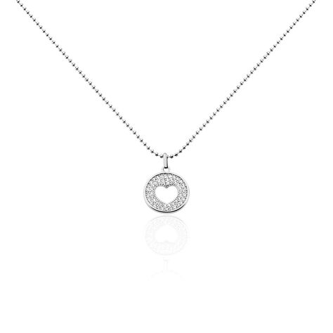 Collier Argent Blanc Cantien Oxyde - Colliers fantaisie Femme | Marc Orian