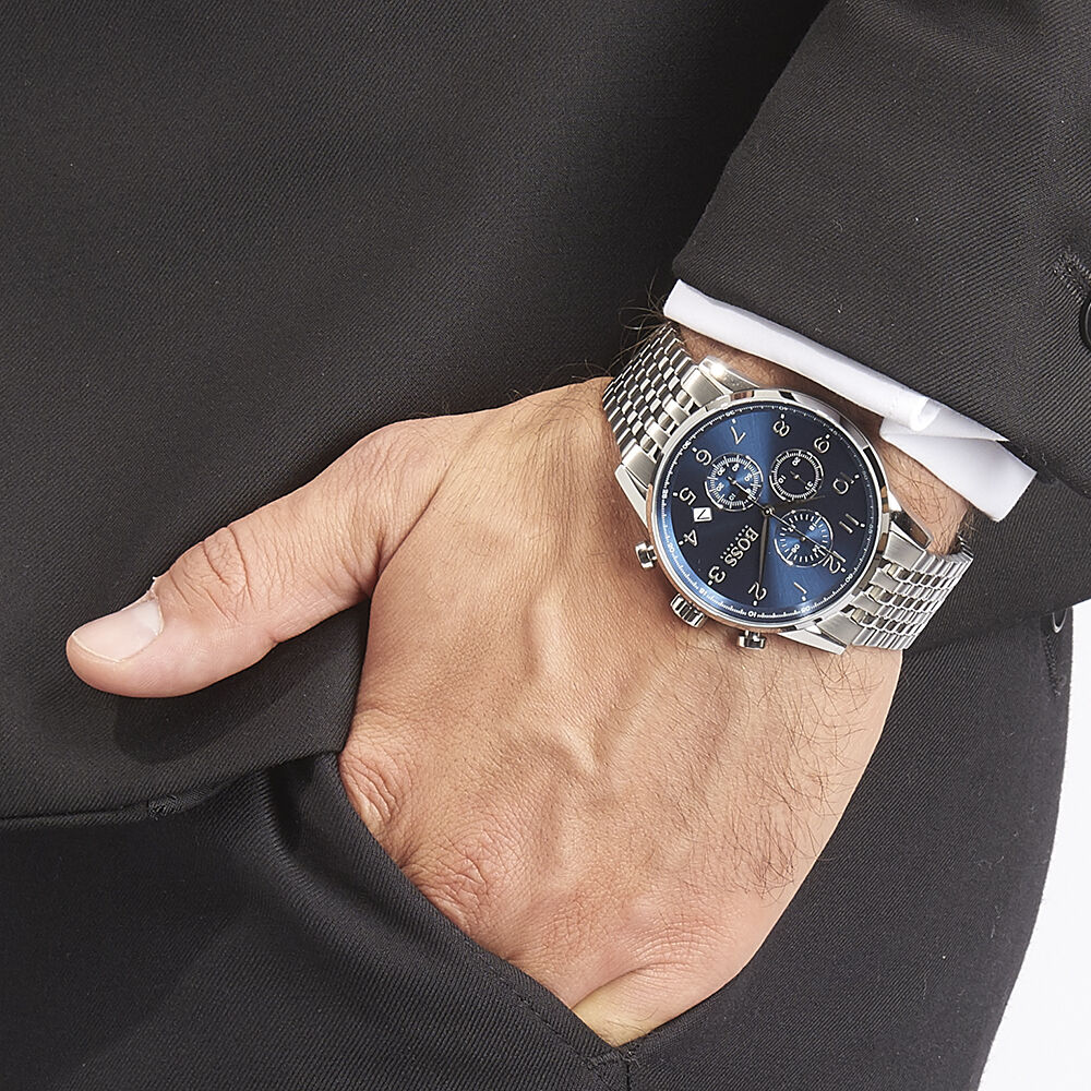 Montre hugo boss homme fond bleu clearance