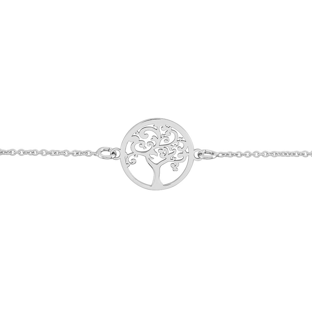 Bracelet Marijan Argent Blanc - Bracelets chaînes Femme | Marc Orian