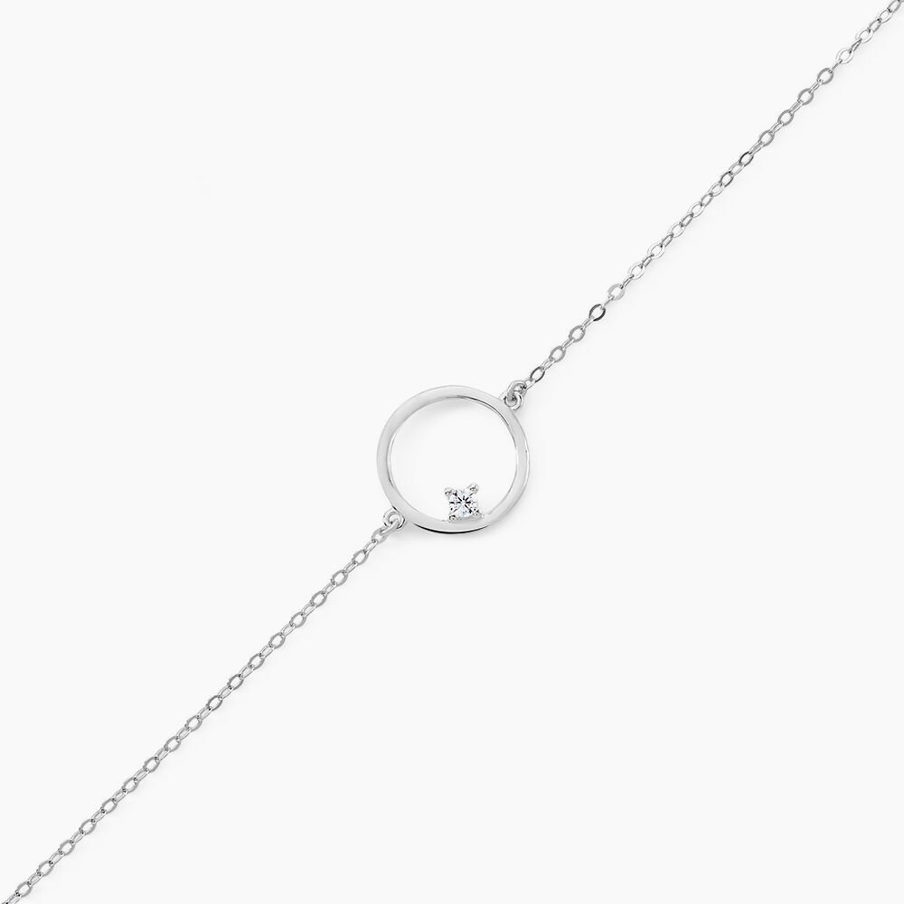 Bracelet Anas Argent Blanc Oxyde De Zirconium - Bracelets fantaisie Femme | Marc Orian