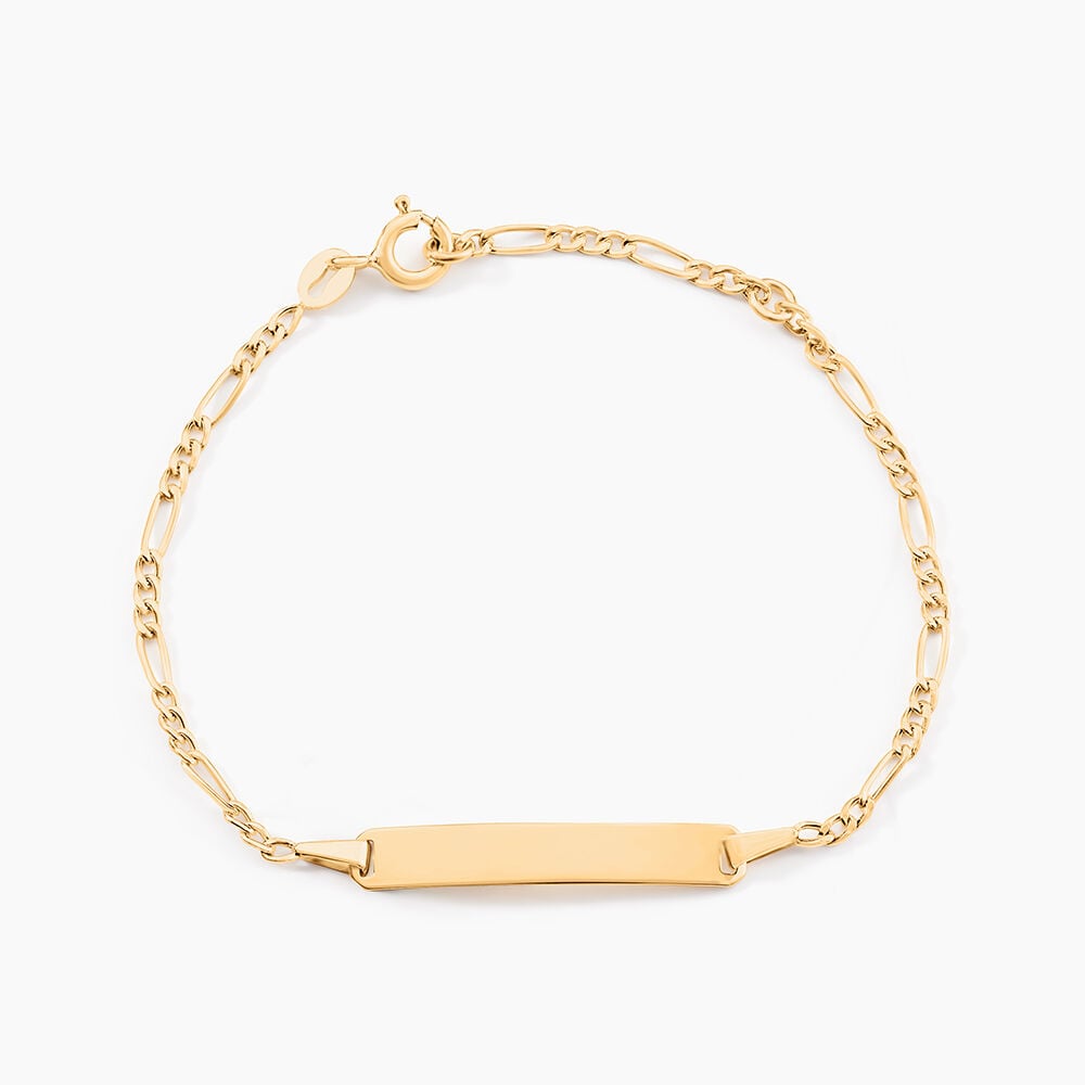 Bracelet Identité Bébé Bartolomee Or Jaune - Gourmettes Enfant | Marc Orian