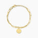 Bracelet Gili Acier Jaune - Bracelets Medailles Femme | Marc Orian