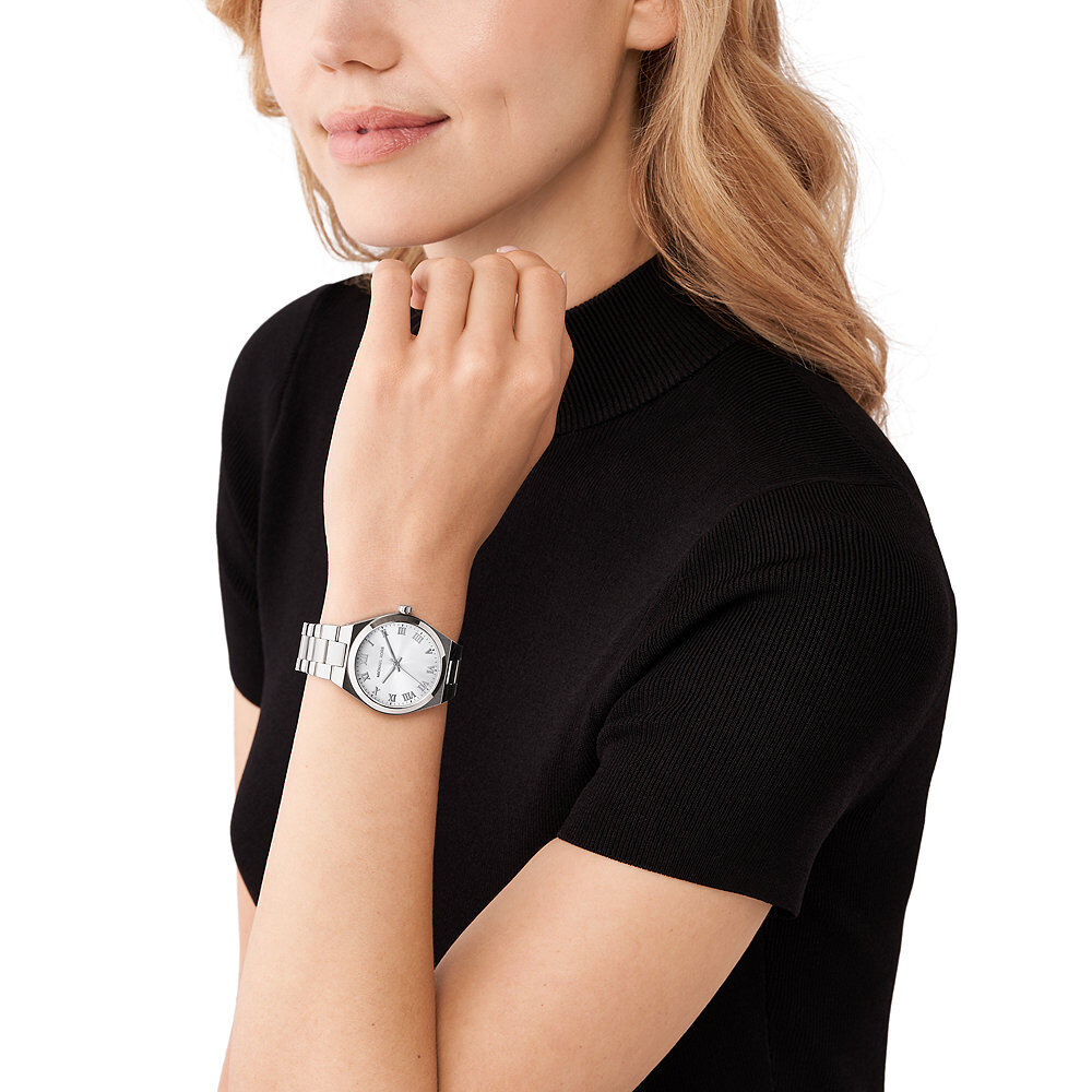 Montre Michael Kors Lennox Argenté - Montres classiques Femme | Marc Orian