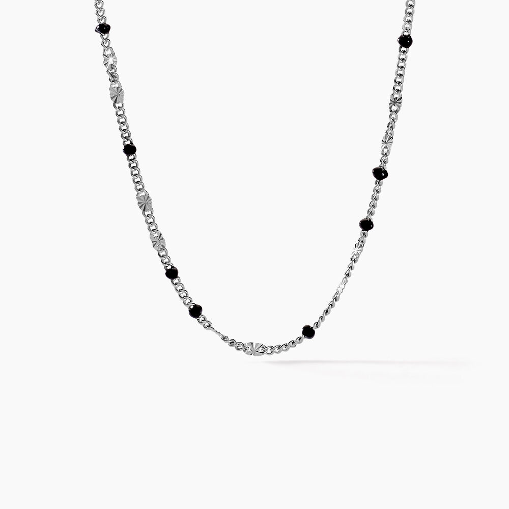 Collier Cacilia Argent Blanc - Colliers fantaisie Femme | Marc Orian