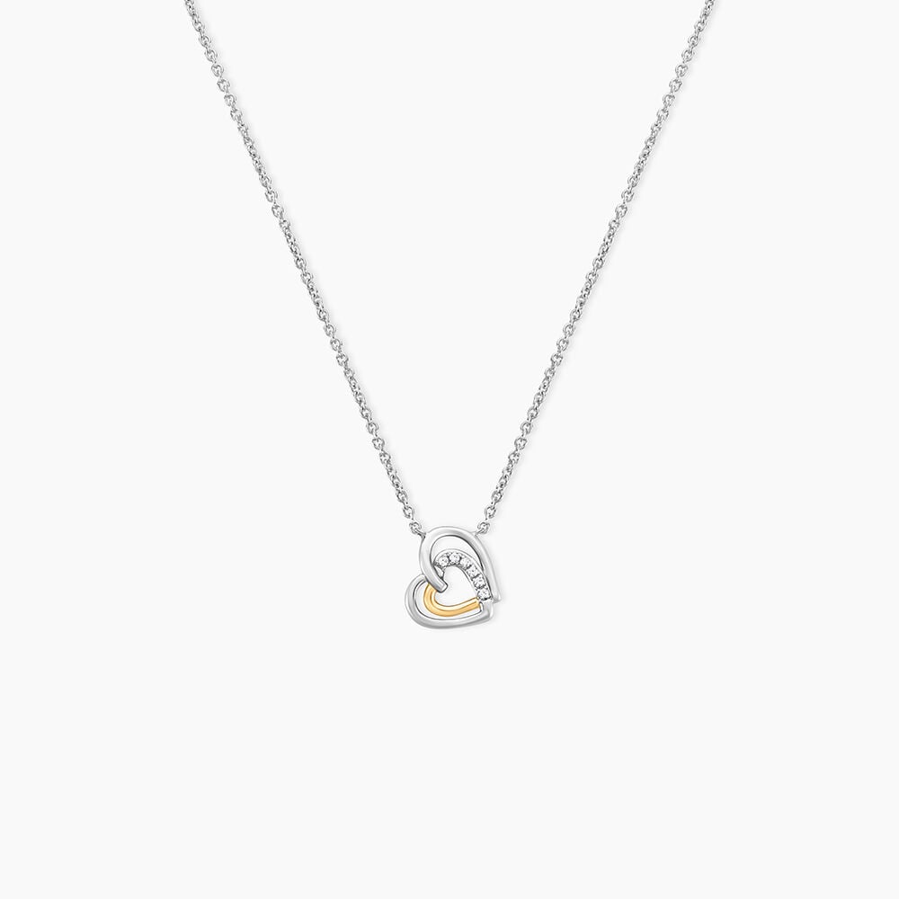 Collier Or Jaune Argent Blanc Oxyde De Zirconium - Colliers avec pierres Femme | Marc Orian