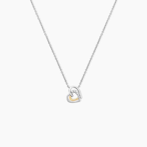 Collier Or Jaune Argent Blanc Oxyde De Zirconium - Colliers avec pierres Femme | Marc Orian