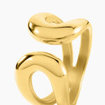 Bague Ga&iuml;a Acier Jaune - Bijoux fantaisie Femme | Marc Orian