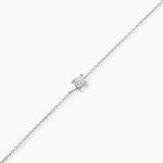 Bracelet Desert Argent Blanc Oxyde De Zirconium - Bracelets fantaisie Femme | Marc Orian