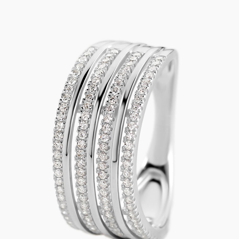 Bague Rayanna Or Blanc Diamant - Parures de mariage Femme | Marc Orian