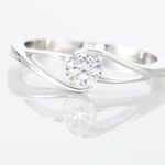 Bague Lysie Argent Blanc Oxyde De Zirconium - Bijoux fantaisie Femme | Marc Orian