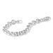 Bracelet Carola Maille Jaseron Argent Blanc - Bracelets mailles Femme | Marc Orian