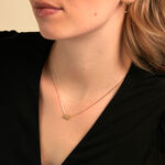 Collier Poem Argent Jaune P&eacute;ridot - Colliers avec pierres Femme | Marc Orian