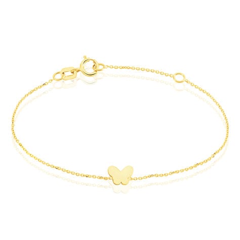 Bracelet Shaida Papillon Or Jaune - Bracelets cha&icirc;nes Enfant | Marc Orian
