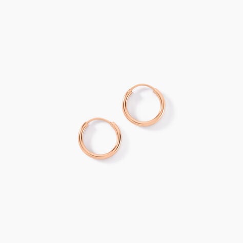 Créoles Argent Rose Olympia - Créoles Femme | Marc Orian