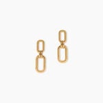 Boucles D'Oreilles Pendantes Feliciana Plaqu&eacute; Or Jaune - Pendantes Femme | Marc Orian