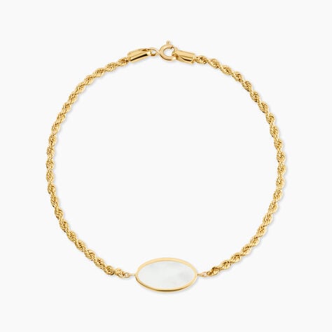 Bracelet Jerry Or Jaune Nacre - Bracelets cha&icirc;nes Femme | Marc Orian